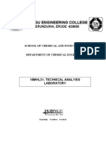 Technical Analysis Laboratory Manual