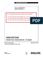 74HC/HCT245: Octal Bus Transceiver 3-State