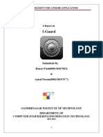 I-Guard: Home Security For I-Phone Application
