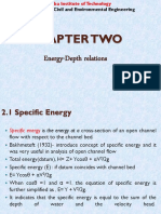 Chapter Two: Energy-Depth Relations