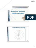 Finite State Machines Regular Languages