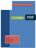 AC Circuit: Technical College of Electrical and Electronic Engineering