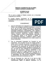 Estatuto Docente