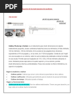 Investigación de Los Instrumentos de Medición