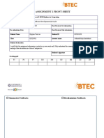 Assignment 2 Front Sheet: Qualification BTEC Level 5 HND Diploma in Computing Unit Number and Title Submission Date