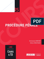 Procédure Pénale - Corrigé PDF