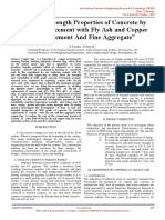 Study of Strength Properties of Concrete by Partial Replacement With Fly Ash and Copper Slag in Cement and Fine Aggregate IJERTV6IS100020