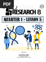 Quarter 1 - Lesson 5: Doland M. Biba