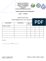 Weekly Home Learning Plan Distribution Grade 7 - NARRA