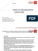 Foundations of Organization Structure