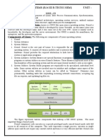 Operating Systems (R16 Iii B.Tech I Sem) Unit - VI