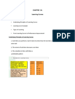 Chapter 5A Learning Curves: Objectives