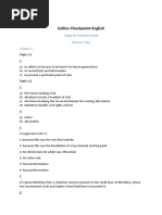 Checkpoint English Answer Key SB 8