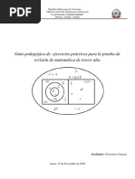 Guía Pedagógica de Matemática Tercero Año.