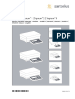 Sartorius Signum 1 - Signum 2 - Signum 3: Mode D'emploi