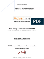 Rapport de Stage - Adverline