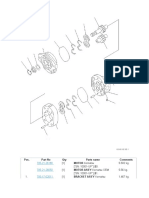 Pos. Part No Qty Parts Name Comments