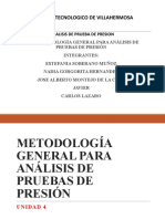 Instituto Tecnologico de Villahermosa: Analisis de Prueba de Presion