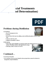 Lecture 8 Special Treatment in Alcohol Determination