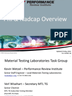 PRI & Nadcap Overview: Updated 15-May 2014 For ASTM E-01