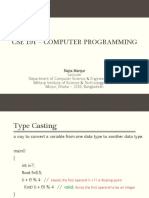 Cse 191 - Computer Programming