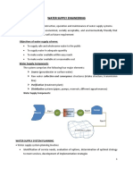 Unit 2 (A) Water Supply Engineering