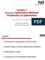 Lecture 1 - Introduction To Optimization PDF