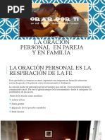 La Oración Personal en Pareja y en Familia