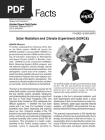 NASA Facts Solar Radiation and Climate Experiment (SORCE)