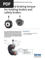 Increased Braking Torque For Holding Brakes and Safety Brakes