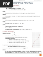 Limites D Une Fonction Cours 1