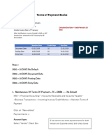 SAP Payment Terms Basics