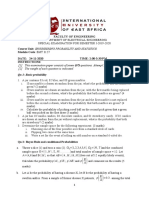 Emt 3127 Engineering Probability and Statistics