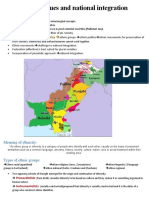 Ethnic Issues and National Integration