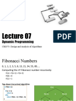 Dynamic Programming: CSE373: Design and Analysis of Algorithms