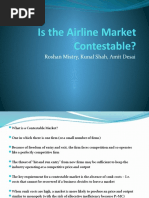 Is The Airline Market Contestable