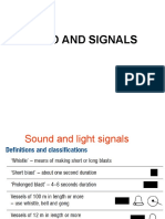 Sound and Light Signal