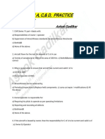 Car Series A, C,& D, Practice Questions