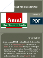 Amul (Anand Milk Union Limited) : Presented By