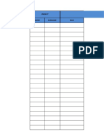 Stakeholder Identification Classification Log