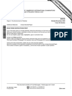 University of Cambridge International Examinations General Certificate of Education Ordinary Level