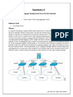 Setting Up Virtual Local Area (VLAN) Network Objective:: Experiment # 8