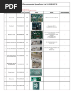 KT-6200 Recommended Spare Parts List V1.2-20190718