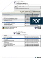 Department of Education: Learning Tasks For Distance Learning