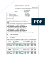 G.R. Engineering Pvt. LTD.: Hydrotest Pressure Test Stress Calculation