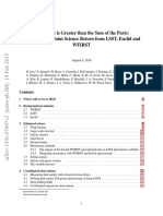 The Whole Is Greater Than The Sum of The Parts: Optimizing The Joint Science Return From LSST, Euclid and Wfirst