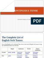 Past Continuous Tense