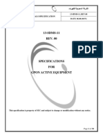 Specifications For Gpon Active Equipment 13-Sdms-11