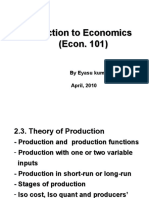 Introduction To Economics (Econ. 101)