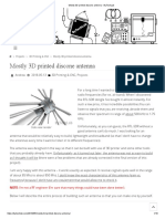 Mostly 3D Printed Discone Antenna - ByTechLab